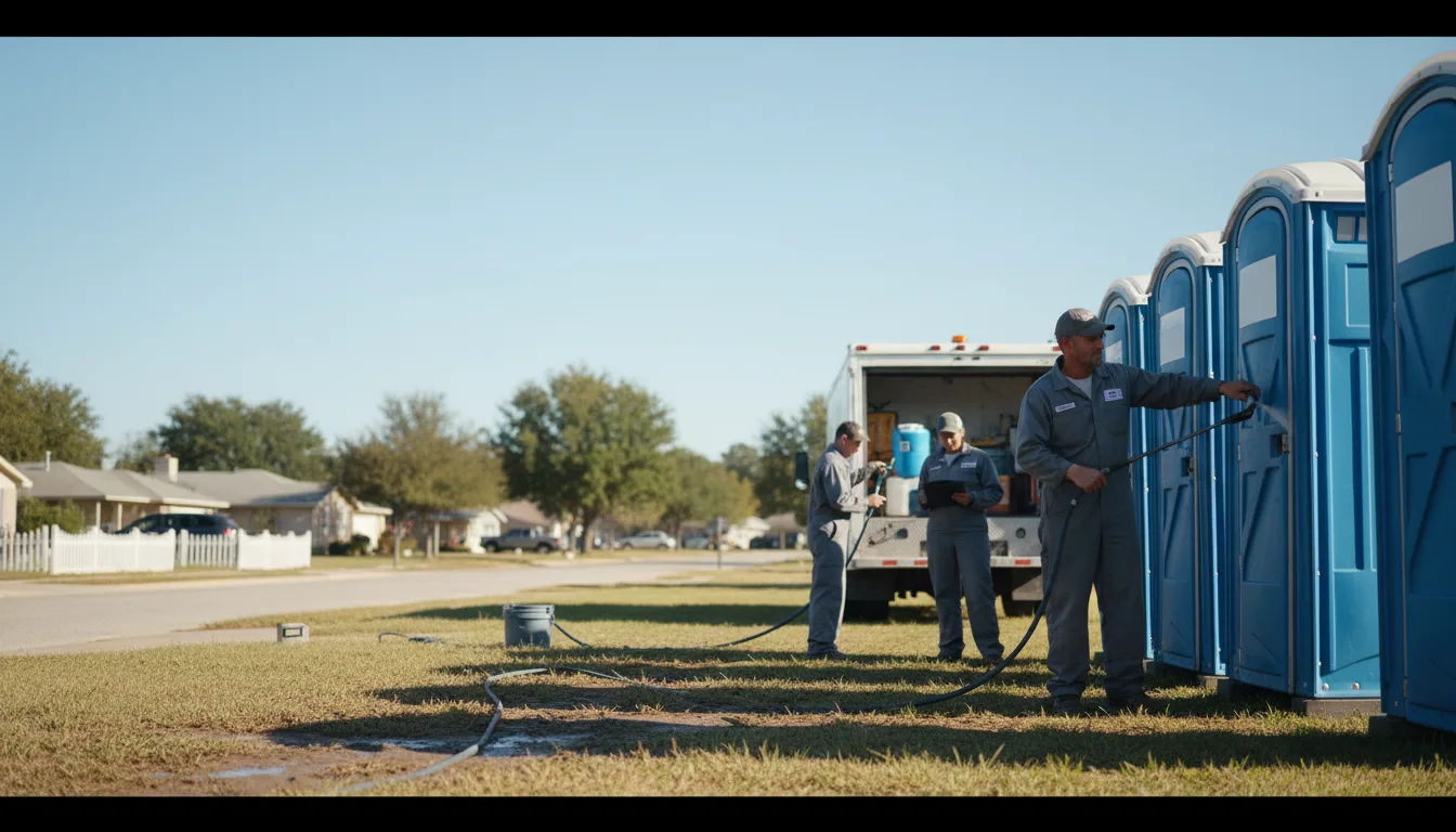 Long-Term Portable Toilet Rental in Lissie, TX near me